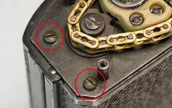 Remove the chain drive