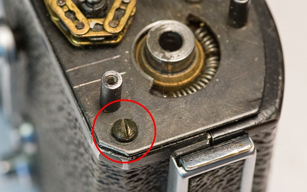 Remove the chain drive