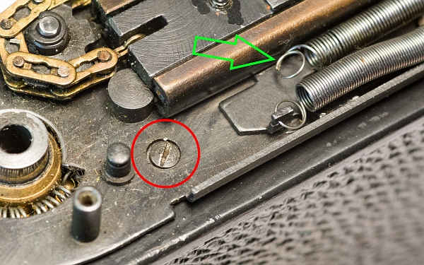 Remove the chain drive