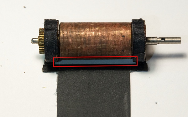 Glue on the ribbons
